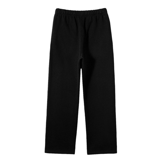 Essential black half star joggers