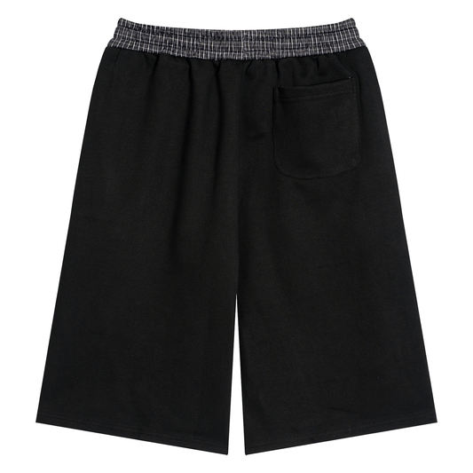 Plaid HS jogger shorts