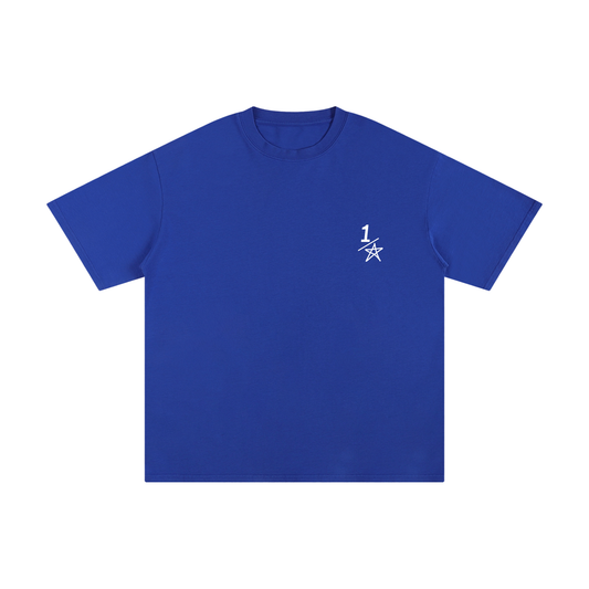 Essential blue half star T