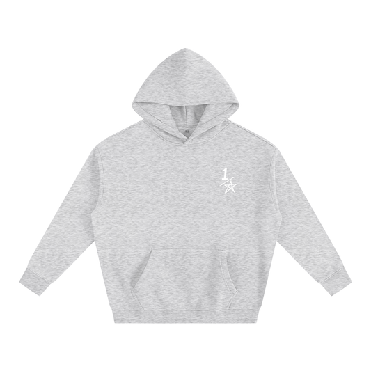 Essential grey half star hoodie