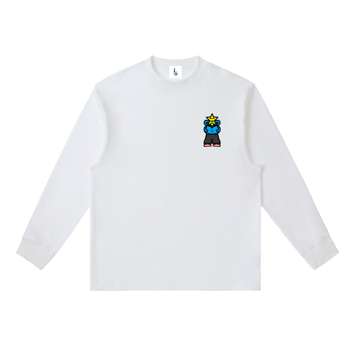 Star boy long sleeve crew neck