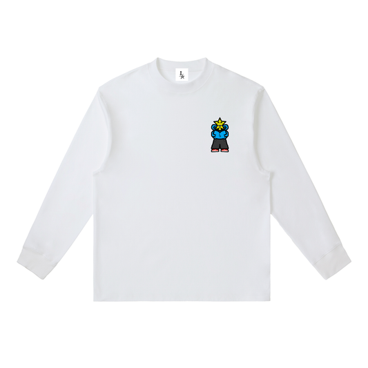 Star boy long sleeve crew neck
