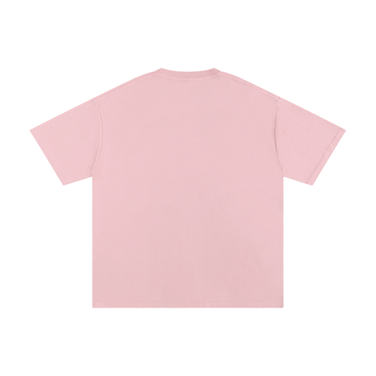 Essential half star pink T