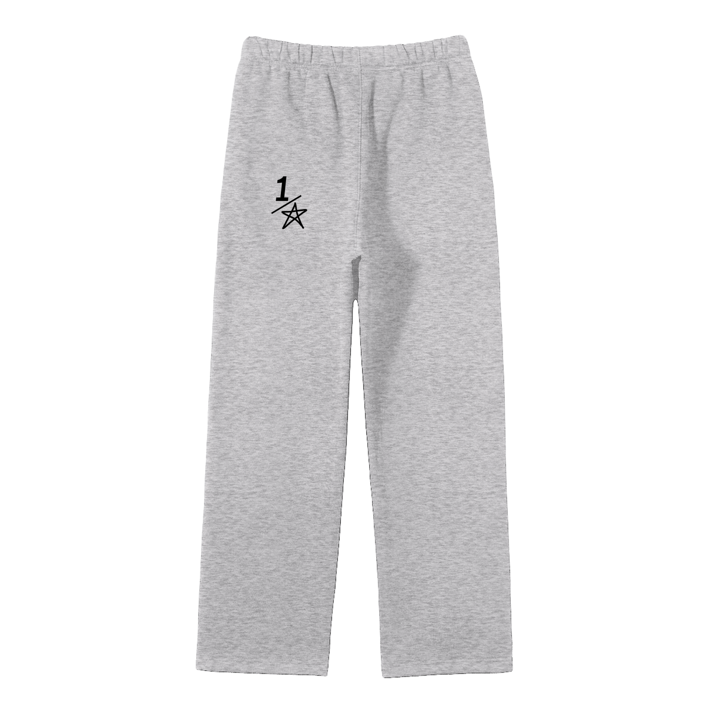 Grey disc logo joggers
