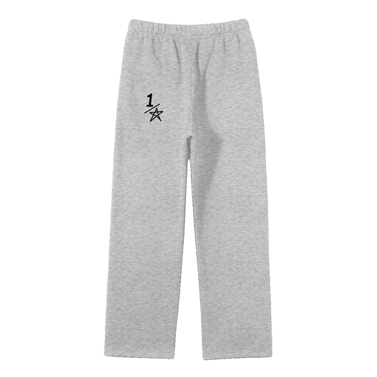 Grey disc logo joggers
