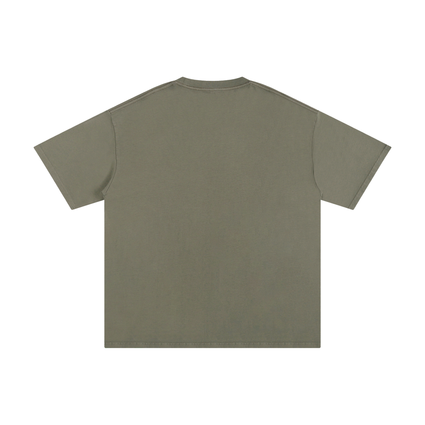 Essential Khaki green half star T