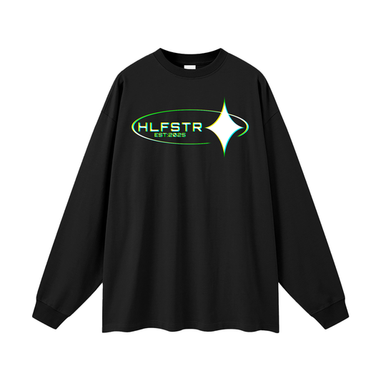 Glitched new logo long sleeve T-shirt