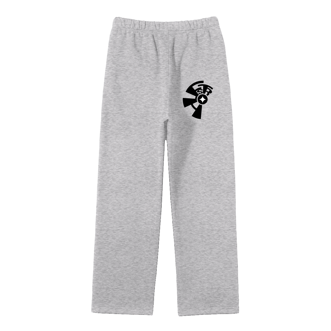 Grey Disc back joggers