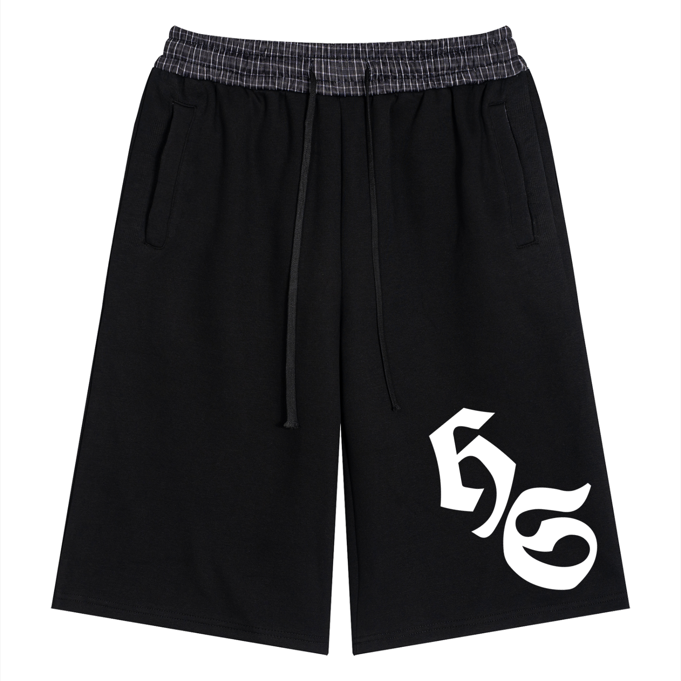 Plaid HS jogger shorts
